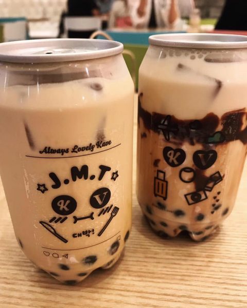 Cafe de KAVE ชานมไข่มุกกระป๋อง