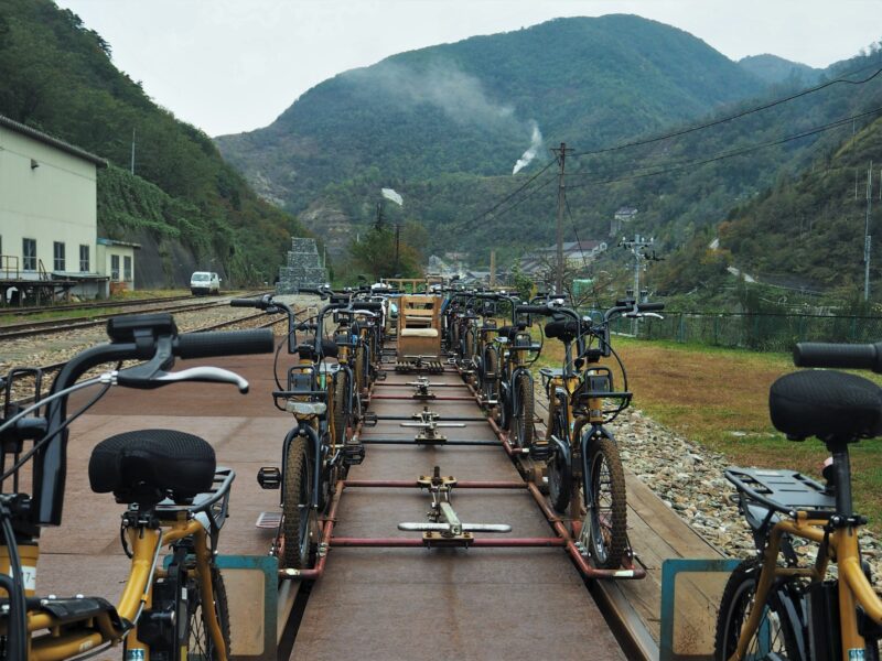 ปั่นจักรยานรางรถไฟ Gattan Go!!