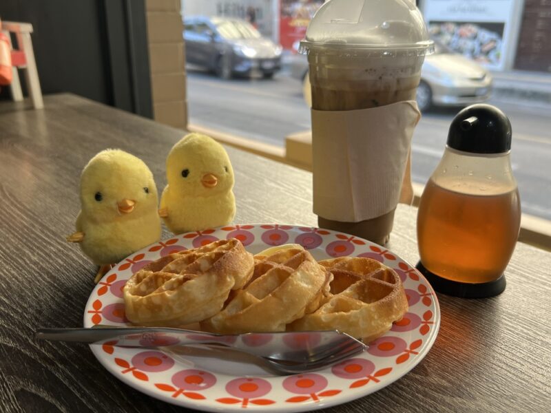 Coffee Hutでモーニングぴよちゃん