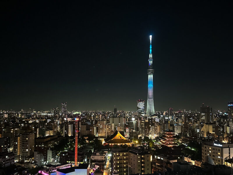 TOKYO SKYTREE Lighting, ความสว่างไสวของโตเกียวยามค่ำคืน